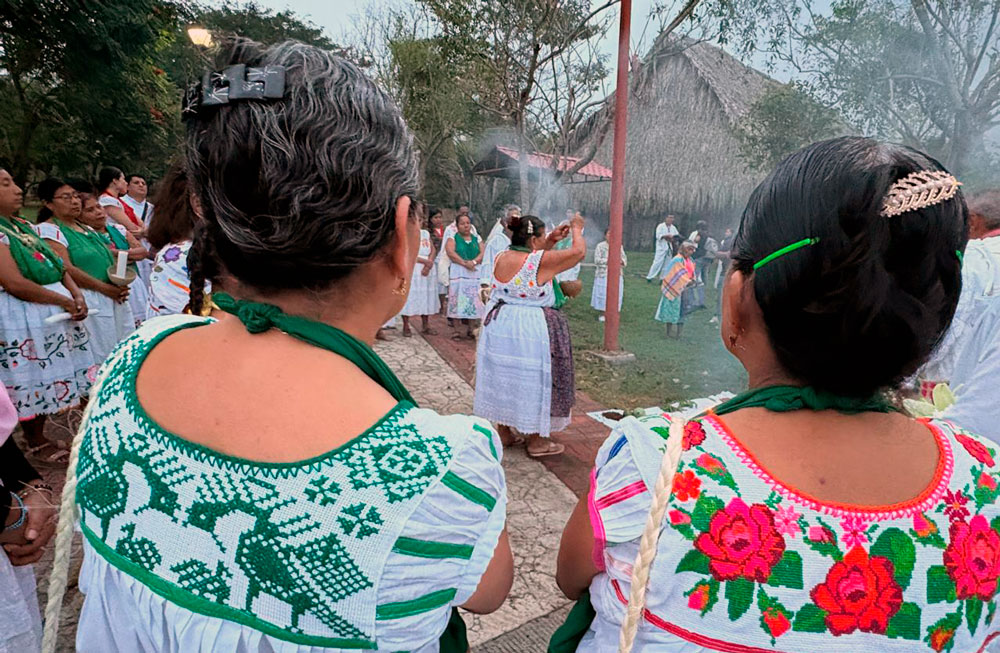 El litlán se llevó a cabo en el parque temático Takilhsukut, en el Tajín, Papantla, previo a la Cumbre Tajín